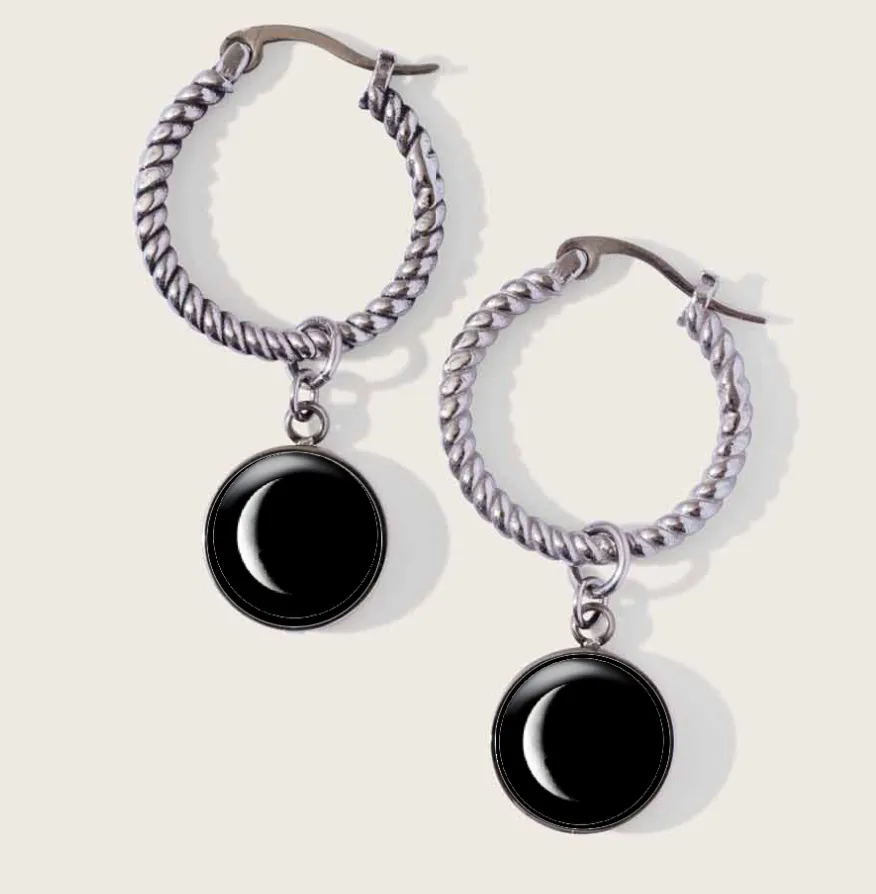 MG0140-Hoop Earrings : Dangle