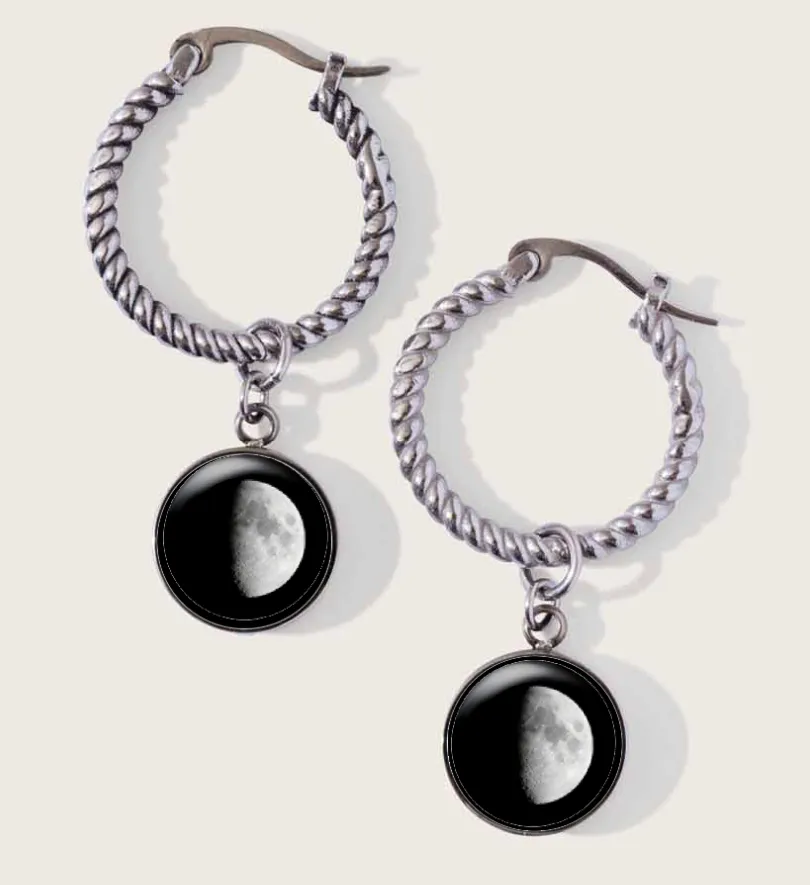 MG0140-Hoop Earrings : Dangle