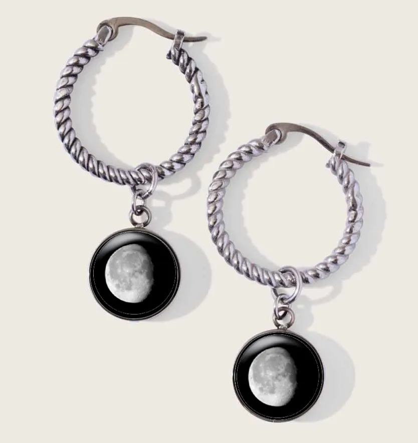 MG0140-Hoop Earrings : Dangle