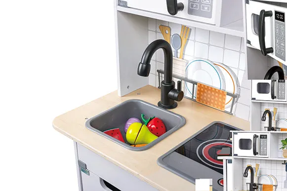 Modern Kitchen with Light & Sound