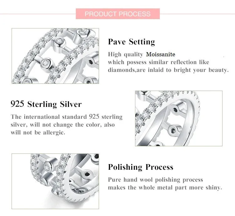 Moissanite Engagement Ring White Gold vintage unique Cluster engagement ring for women Round diamond wedding Anniversary gift