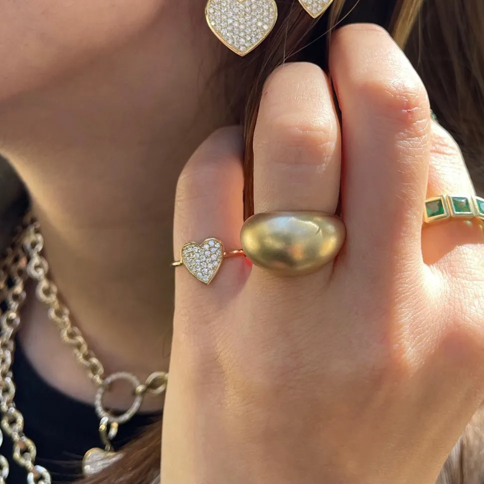 MS X SRJ Diamond Pinky Ring