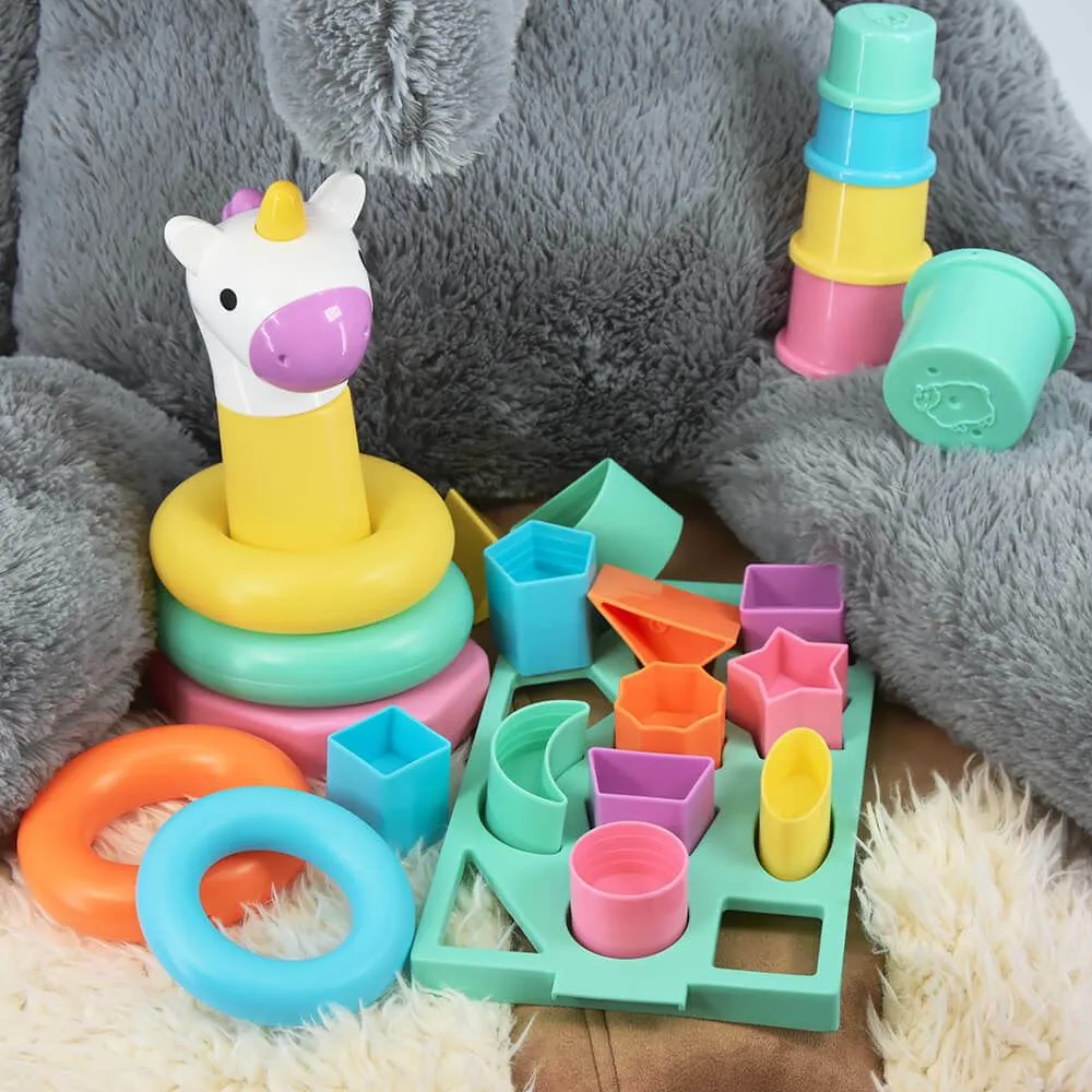 My 1st Sorting & Stacking Shapes Cups Rings Toy Set