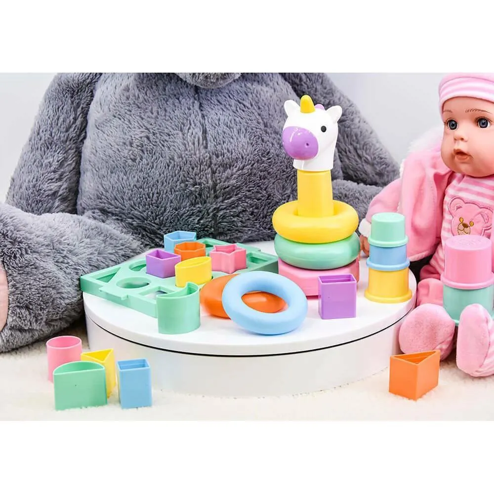 My 1st Sorting & Stacking Shapes Cups Rings Toy Set