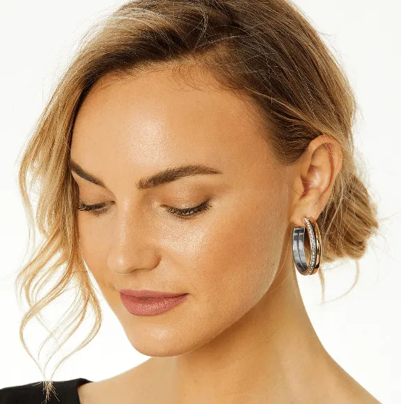 Neptune's Rings Duo Large Hoop Earrings JA5892