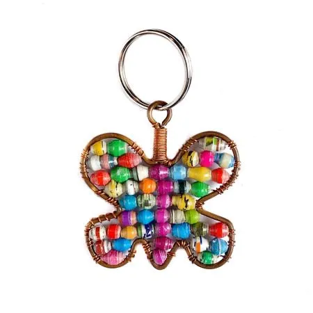 O4O Key Rings - Paper Beads