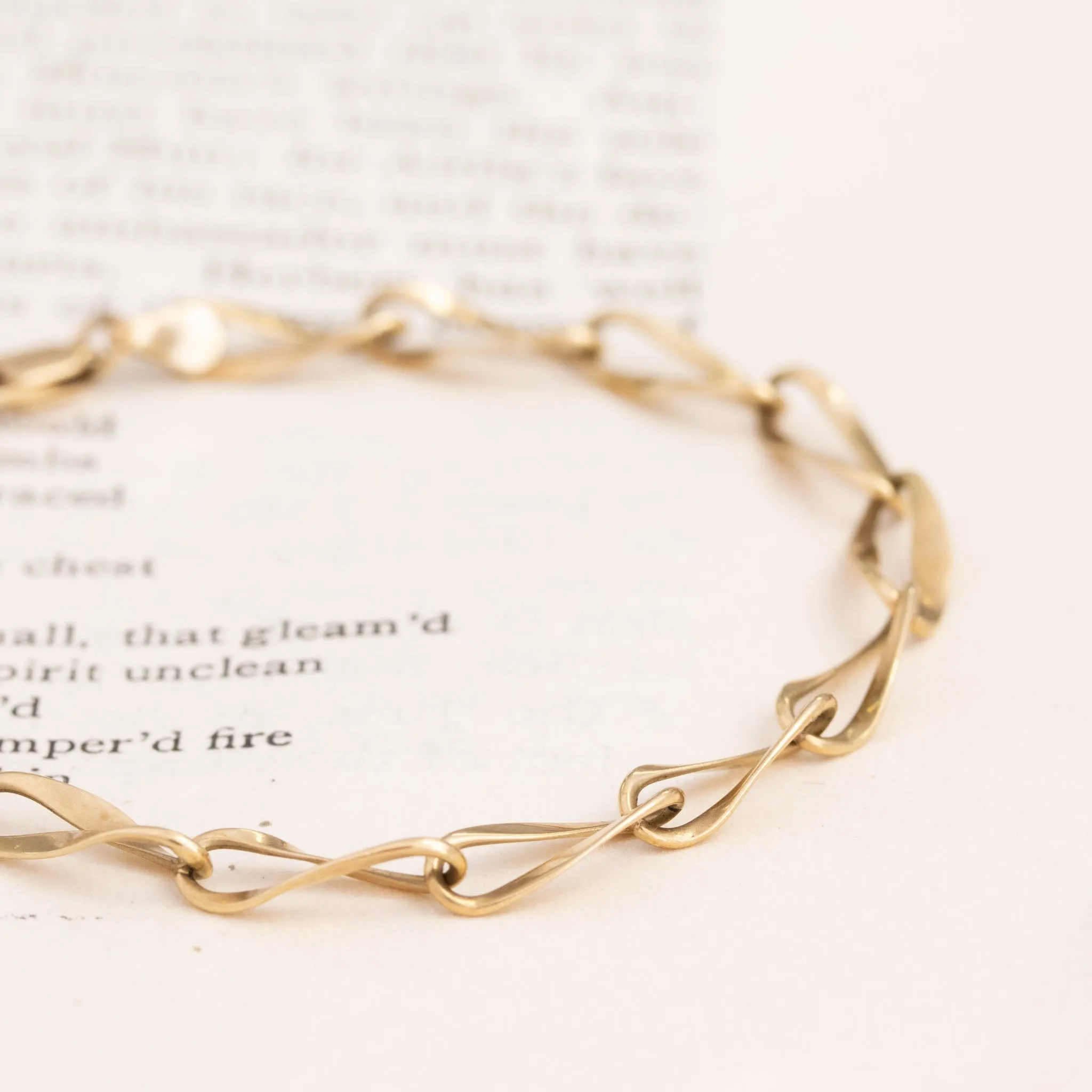 Oval Link Bracelet, 14kt