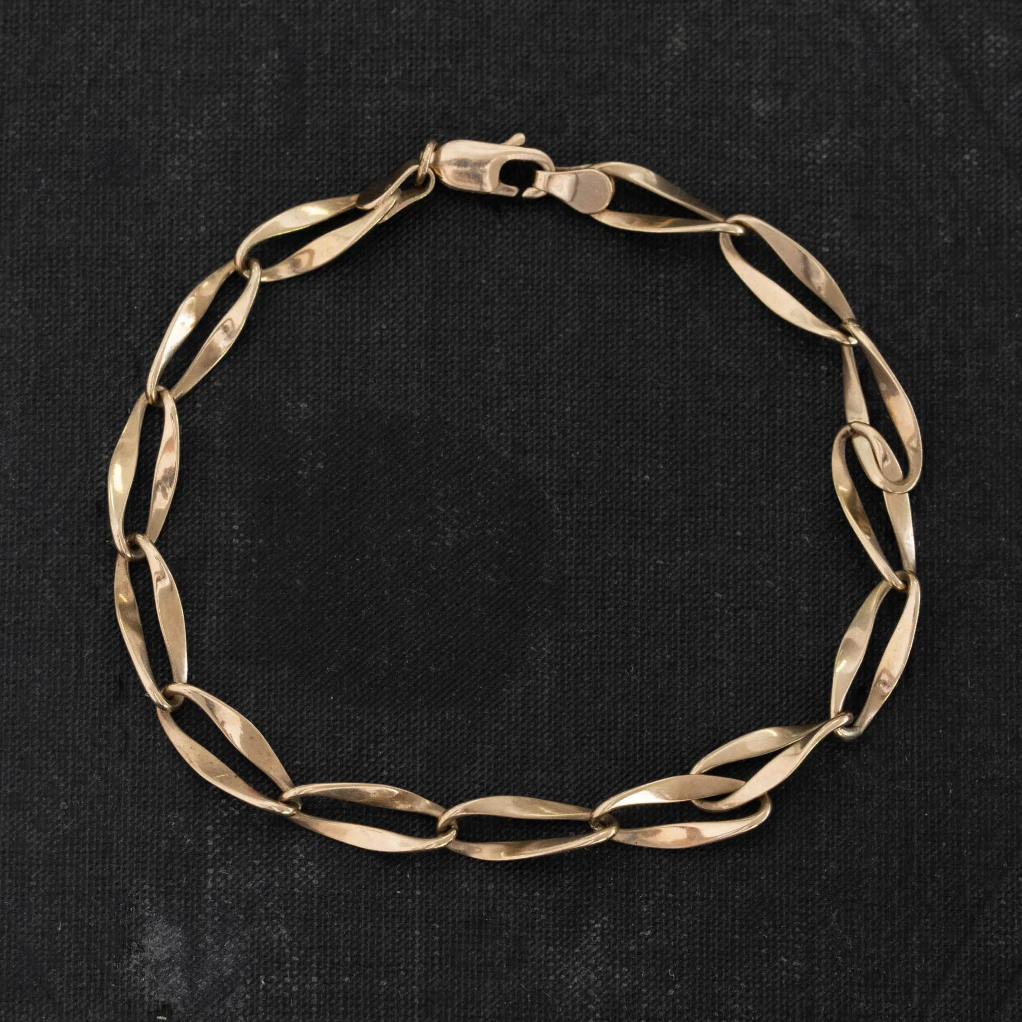 Oval Link Bracelet, 14kt