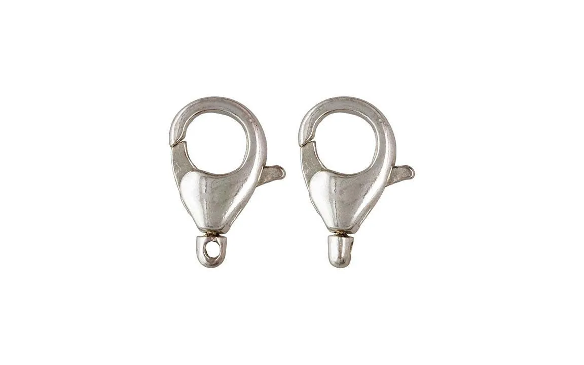 Oval Swivel Clasp (10.0x16.0mm), Sterling Silver. #5002139