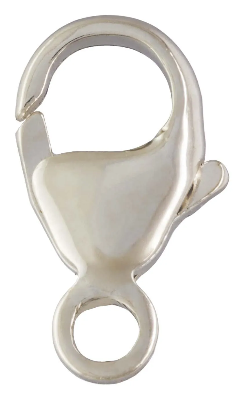 Oval Trigger Clasp #1 (4.8x9.0mm), Sterling Silver. Made in USA. #5001821