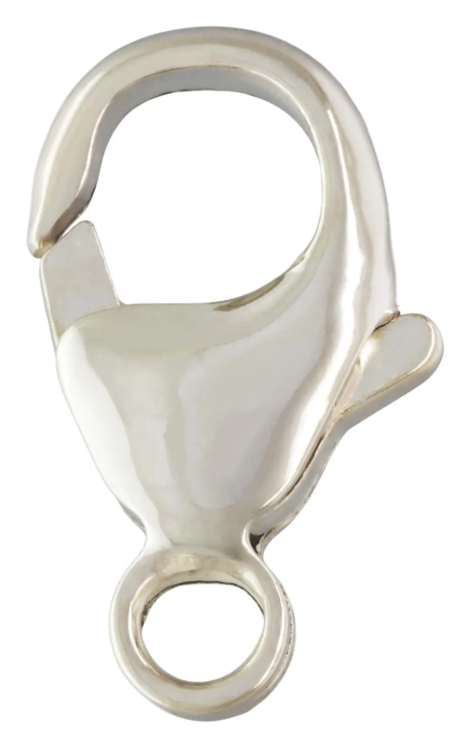 Oval Trigger Clasp #2(6.0x11.5mm), Sterling Silver. Made in USA. #5001822