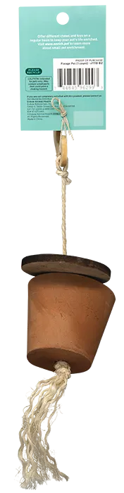 Oxbow Enriched Life Forage Pot Small Animal Chew Toy