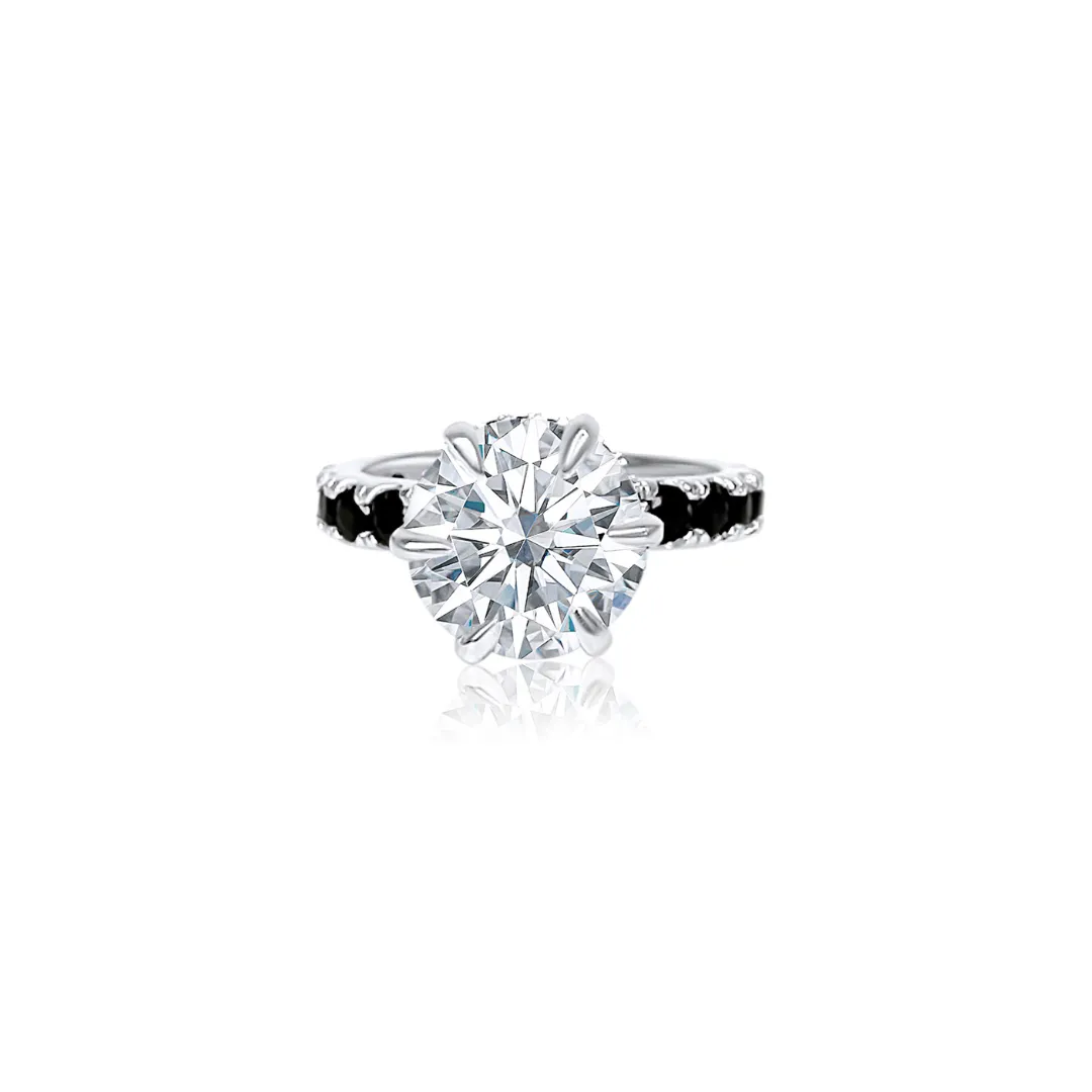 PAIGE WHITE   BLACK RING