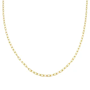 Paperclip Chain Link Necklace
