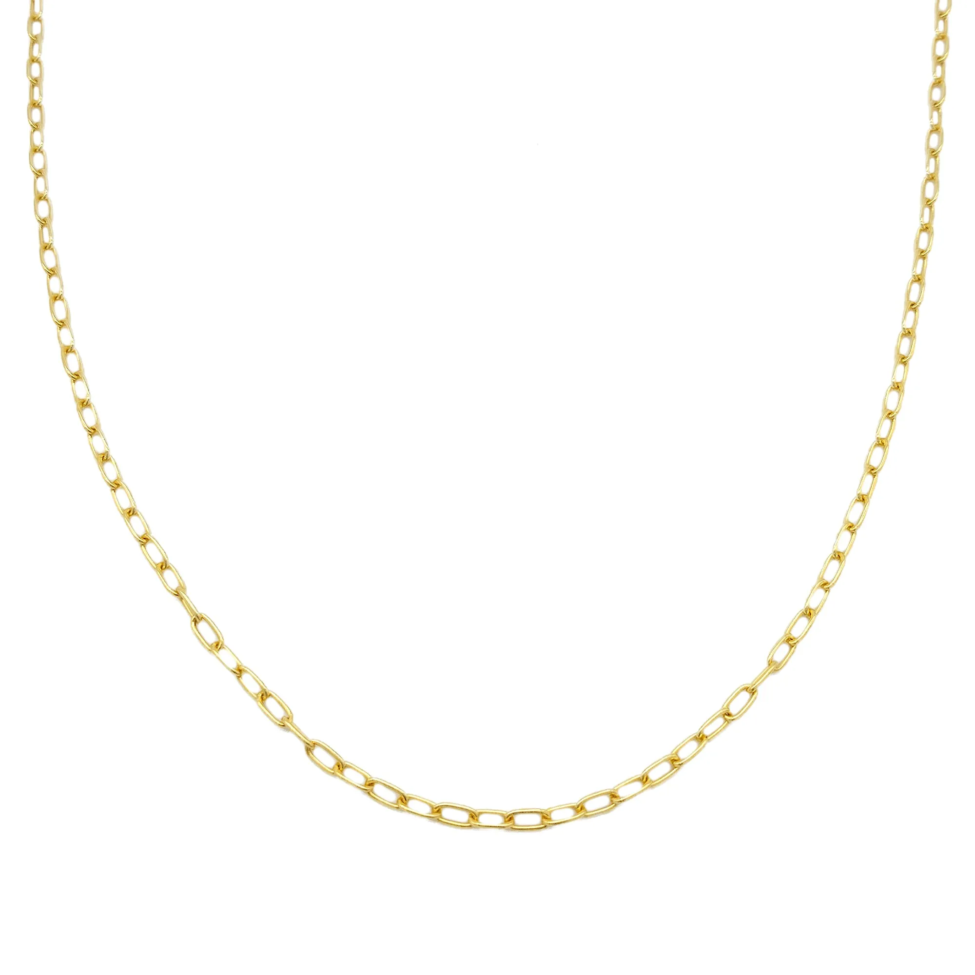 Paperclip Chain Link Necklace