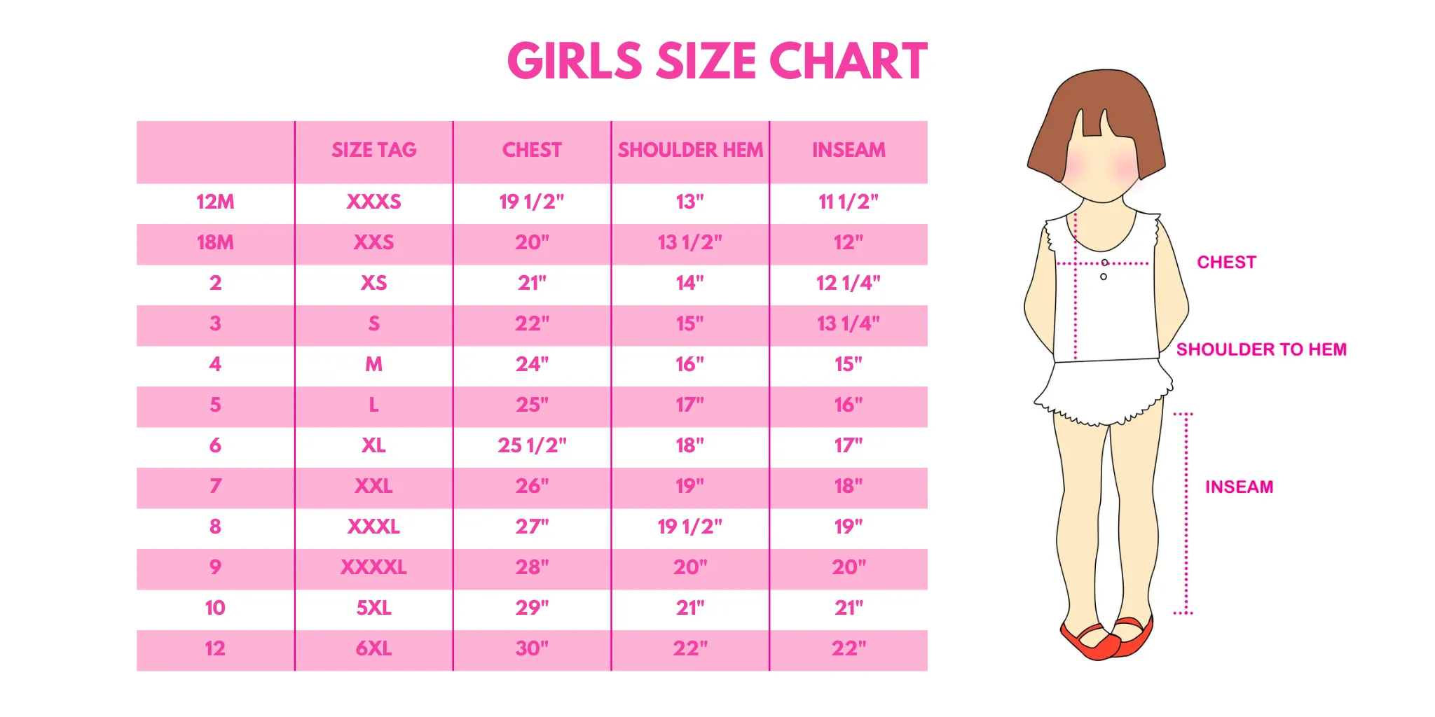 Pink Character Birthday Print Girl Set
