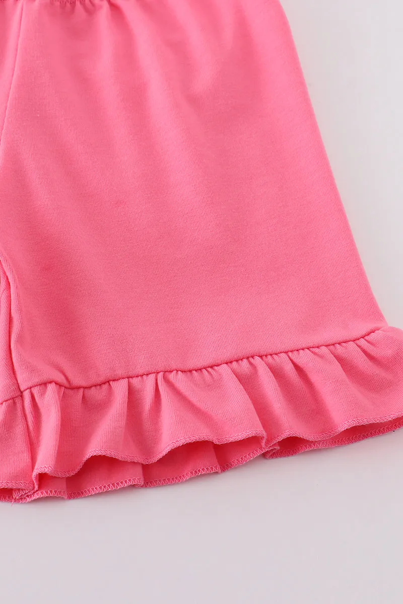 Pink Character Birthday Print Girl Set