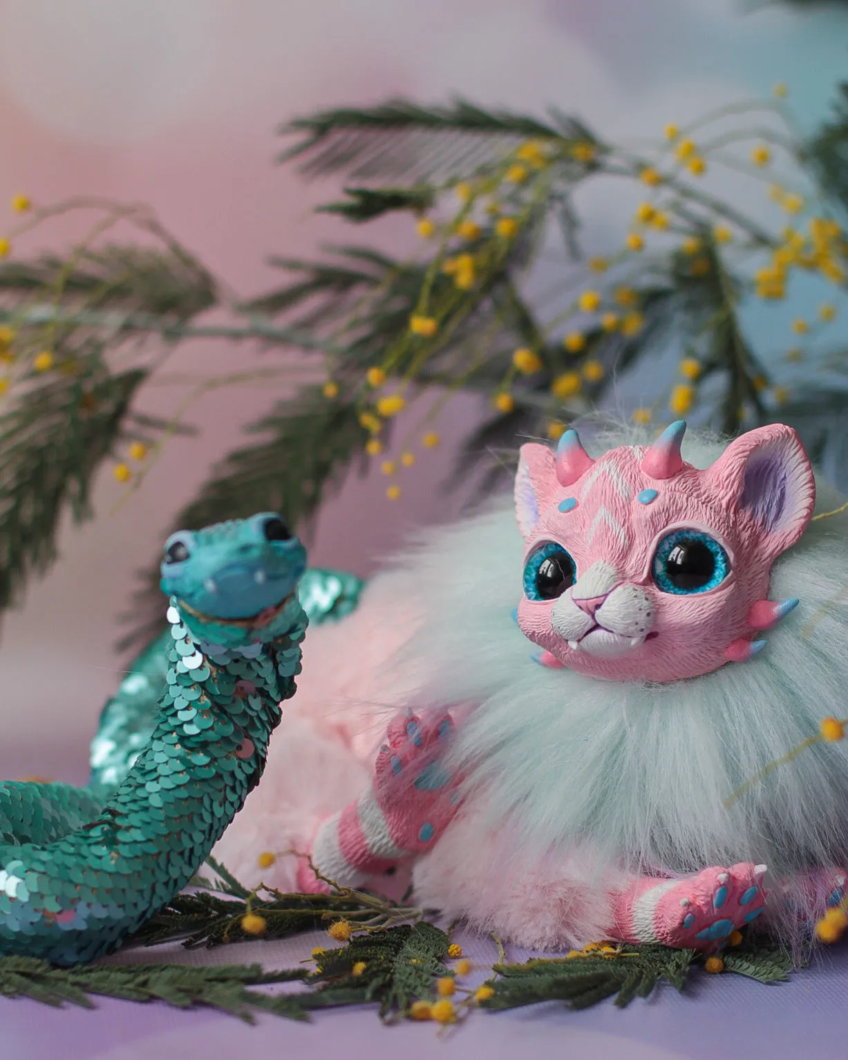 Pink chimera