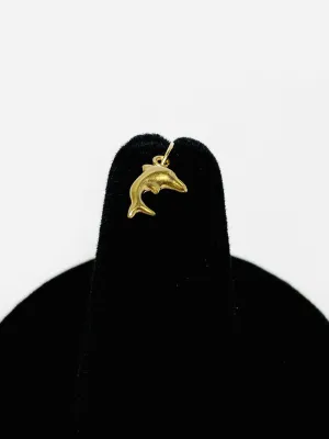 Pretty 5mm X 10mm dolphin findings/charm sku #2196-C