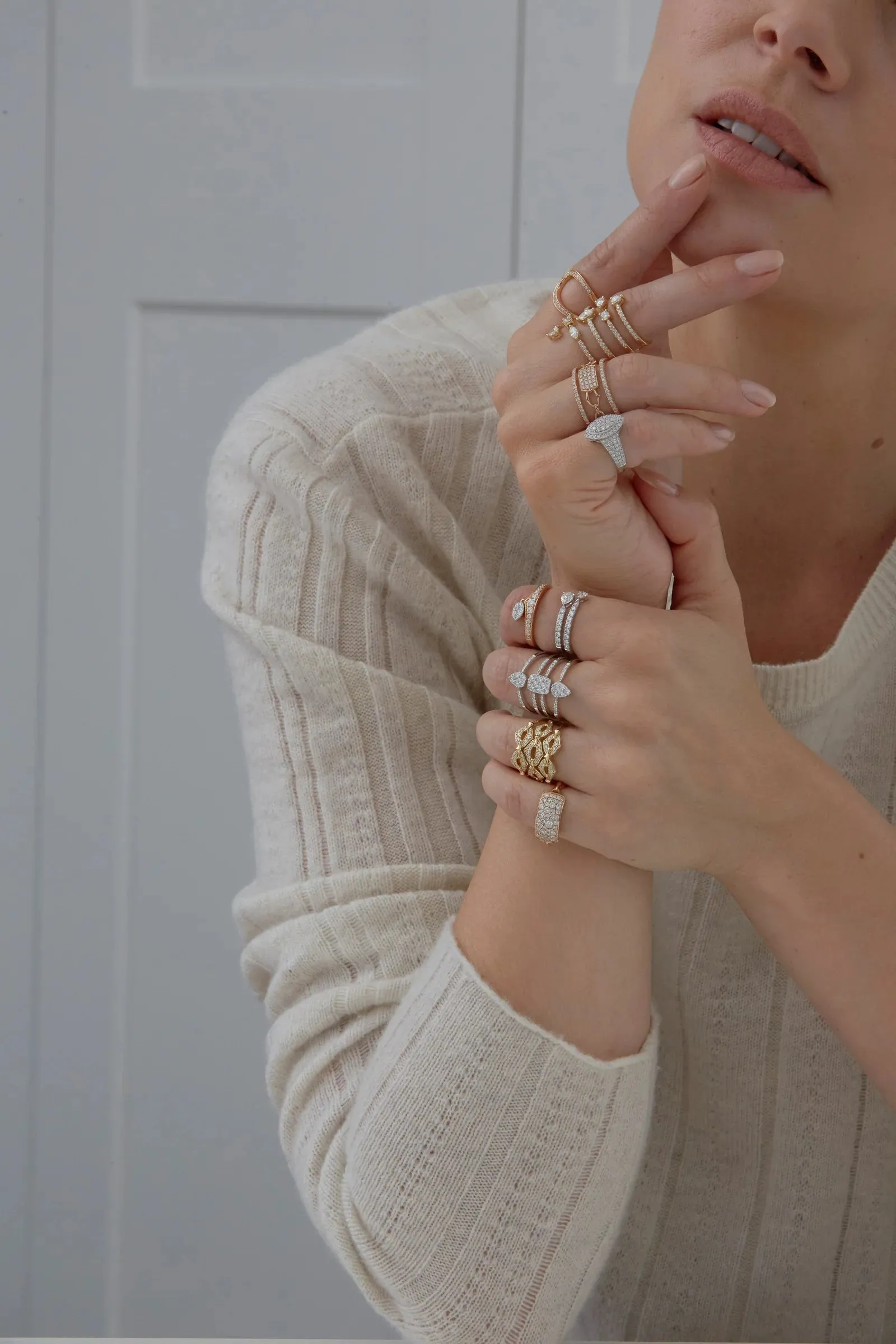 Purity Seven Diamond Ring