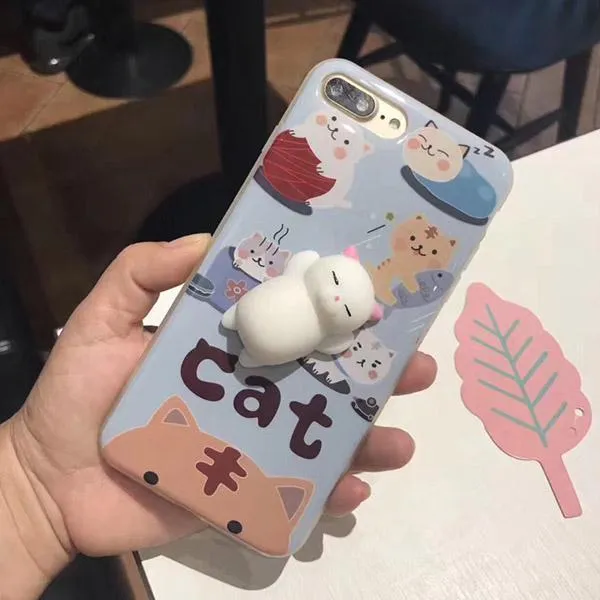 Purrfect Family Cat Massage Me Phone Case