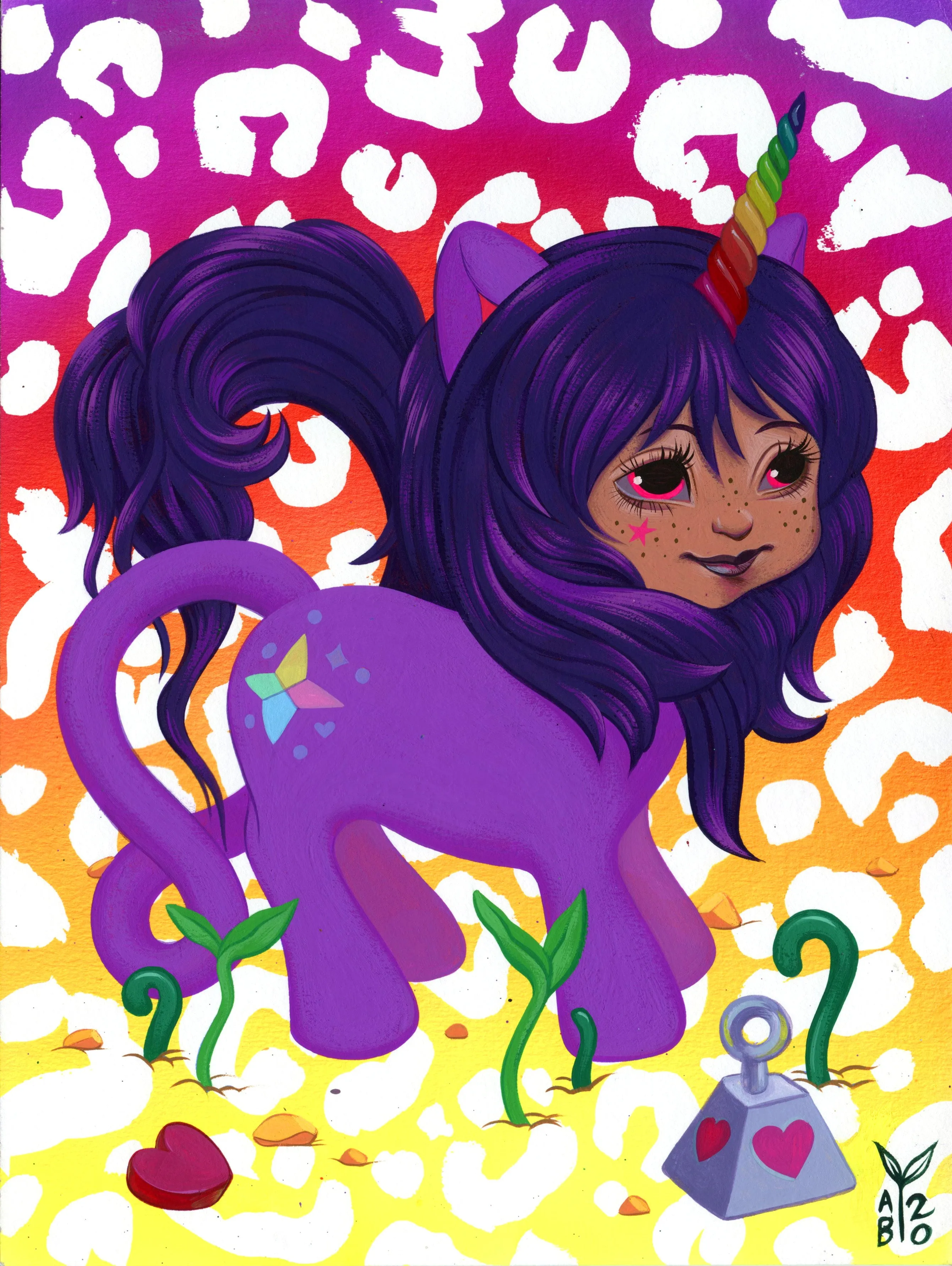 "Ruby” Original Painting