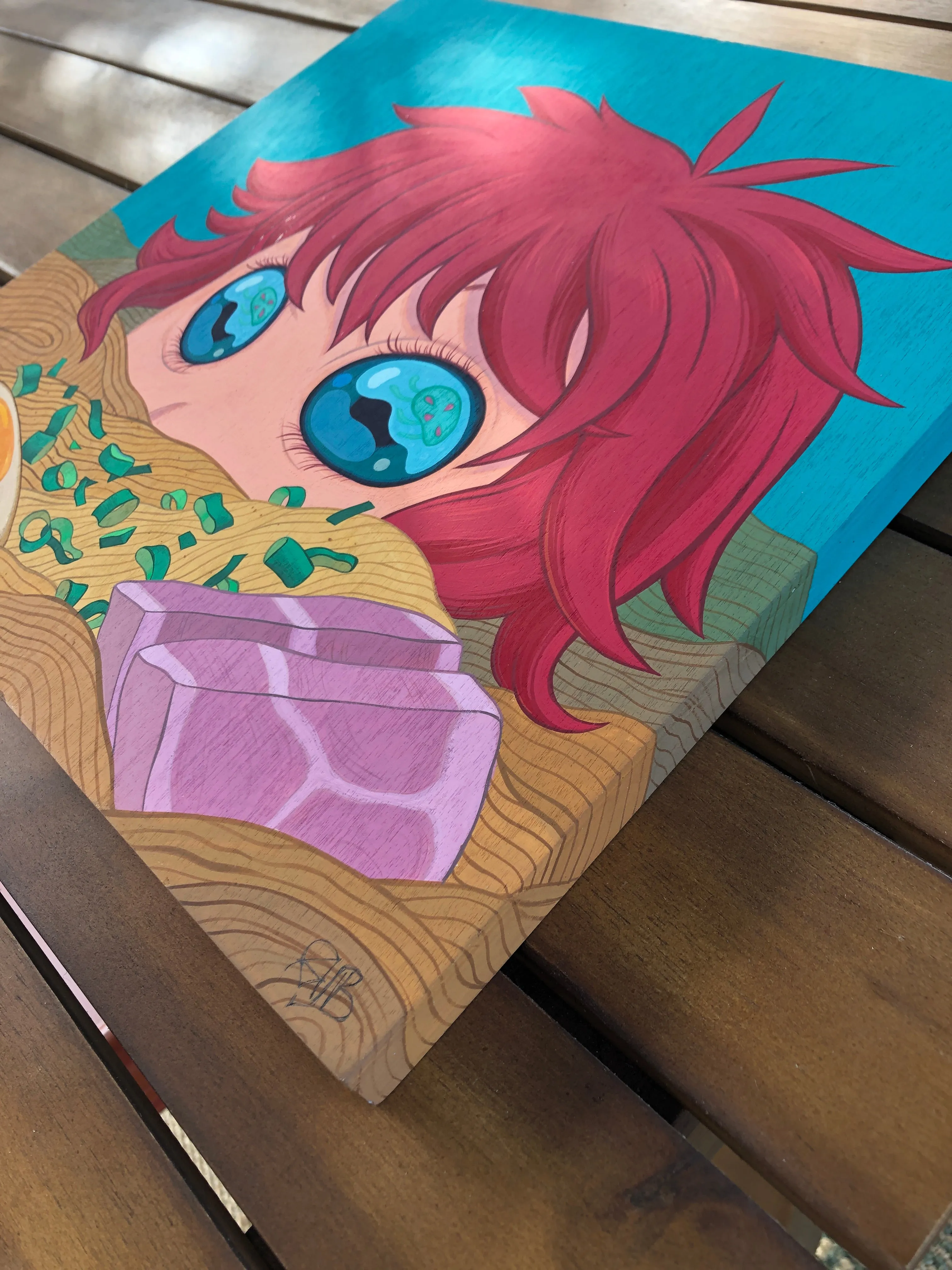 "She Loves Ham” Original Painting