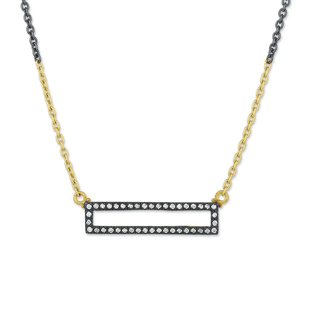 Rectangular Diamond Necklace