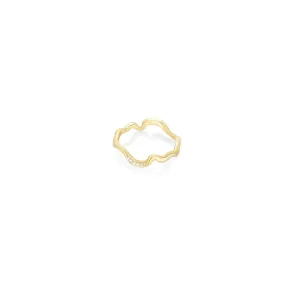 Ripple Ring - Demi Pavé