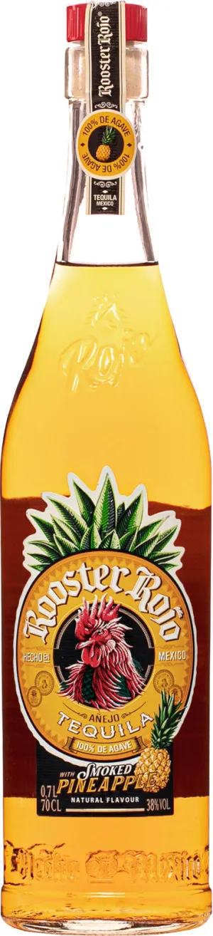 Rooster Rojo Tequila Anejo with Smoked Pineapple