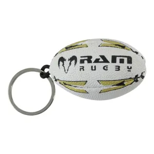 Rugby Ball Keyring - Rubber