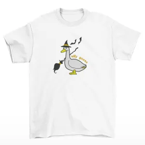 Silly Goose Halloween Adult Tee