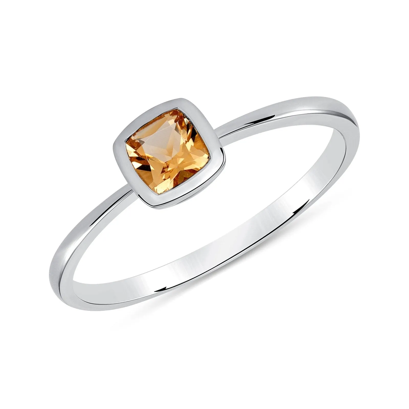 Simple Citrine Ring