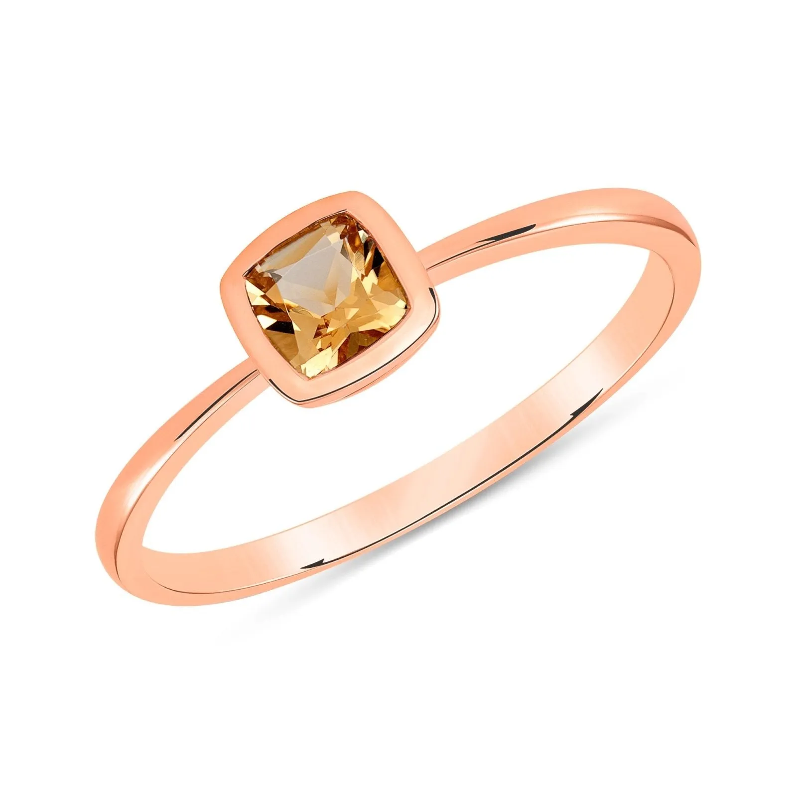 Simple Citrine Ring