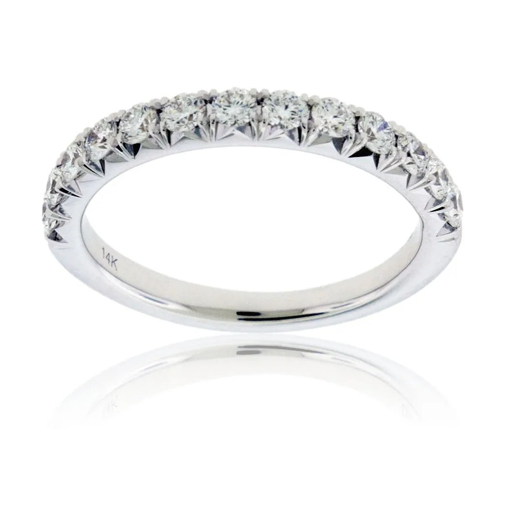 Single Row Diamond Pave Band