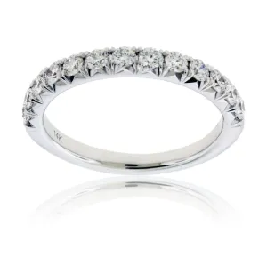 Single Row Diamond Pave Band