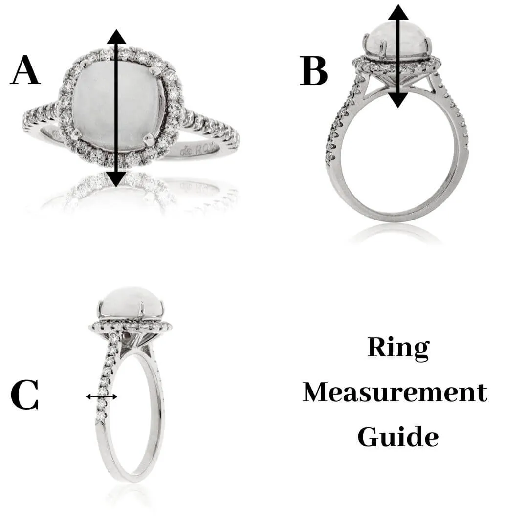 Single Row Diamond Pave Band