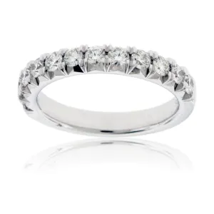 Single Row Diamond Pave Band