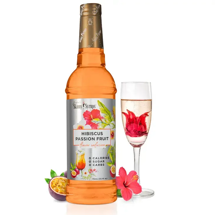Skinny Syrups || Sugar Free Hibiscus Passion Fruit Flavor Infusion Syrup