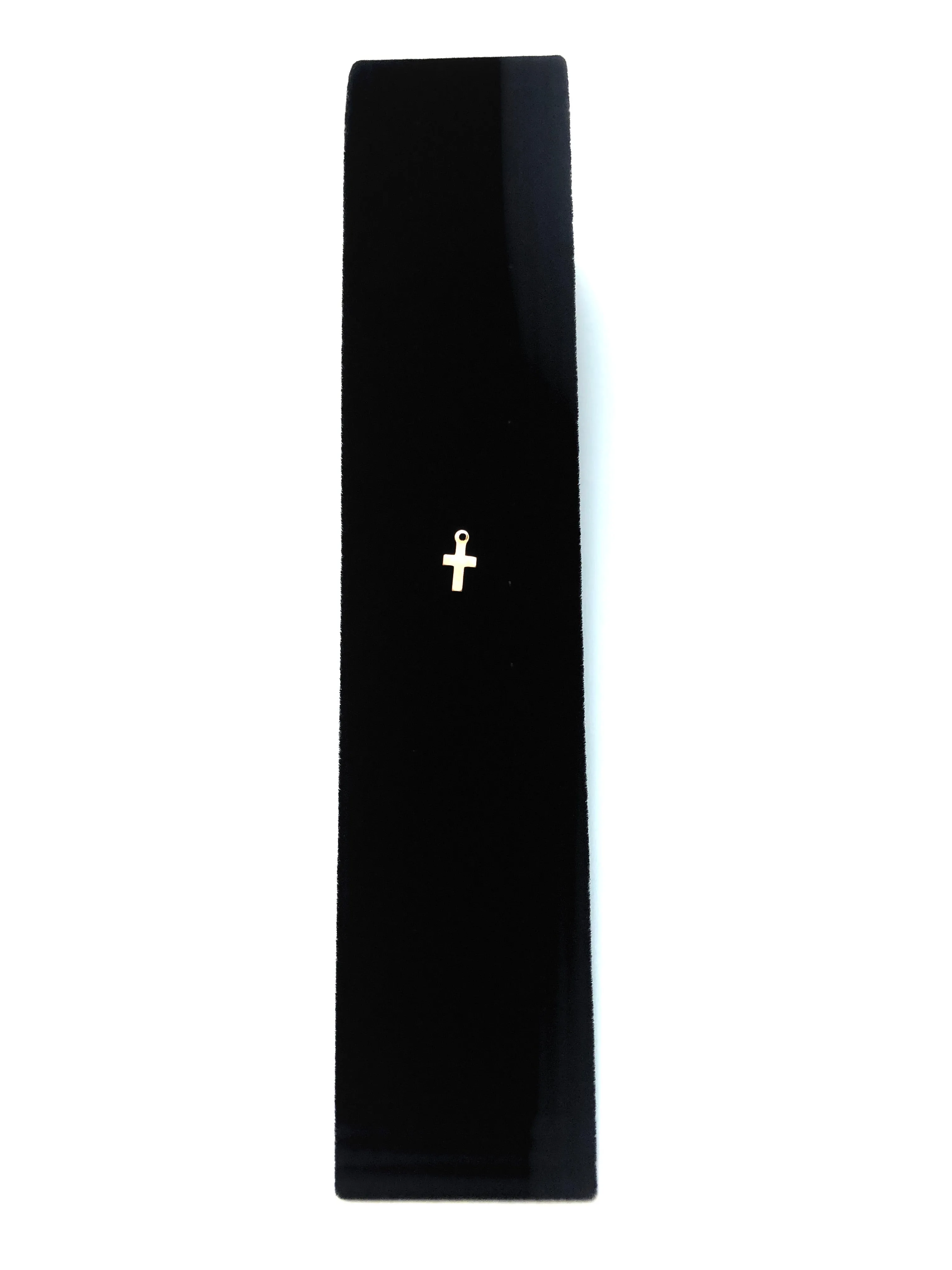 Small 14kGF Cross Charm