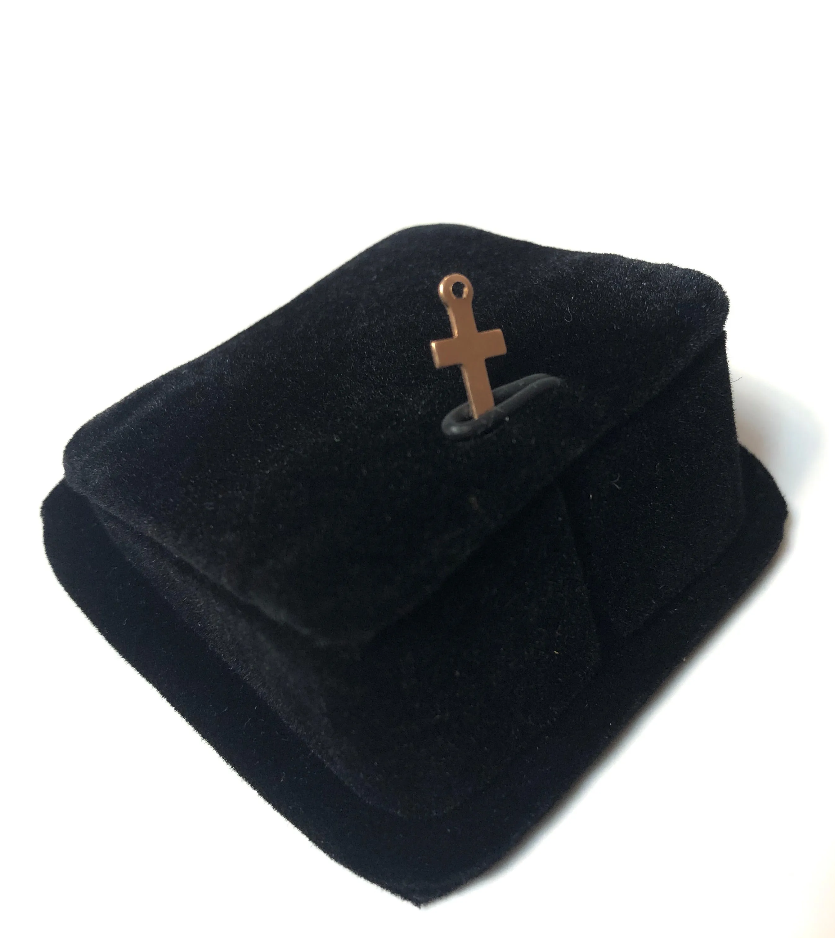 Small 14kGF Cross Charm