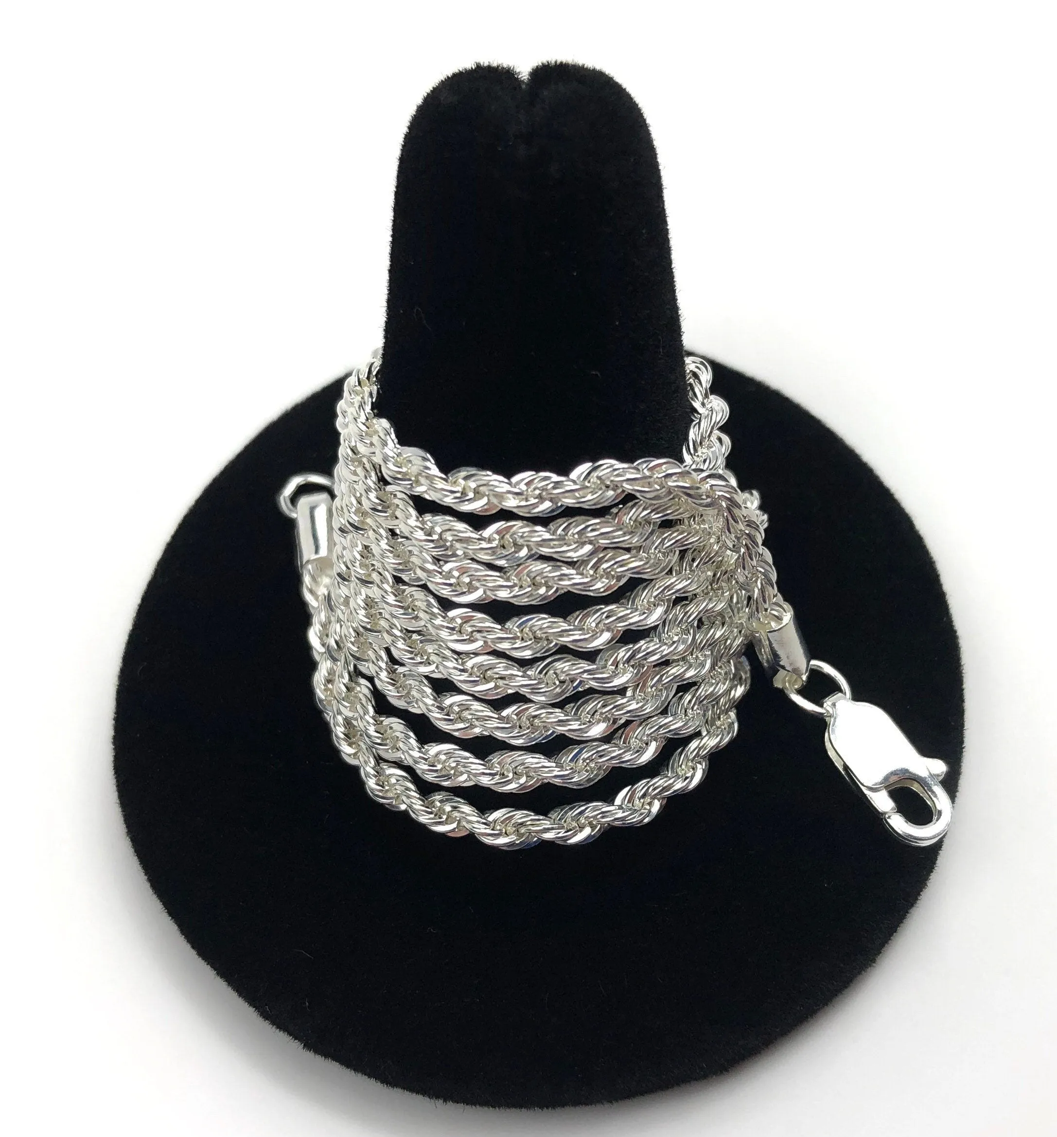 Sparkling “22 925 Sterling Silver 2.5mm Rope Chain , Sku # 326.41