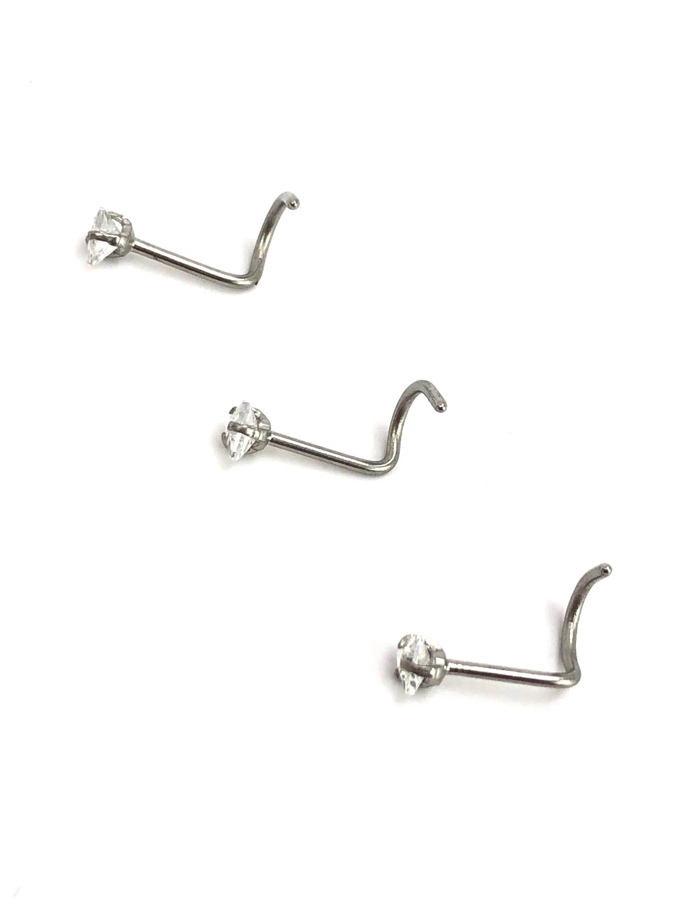 Stainless Steel Nose Rings Sku#3-2-1