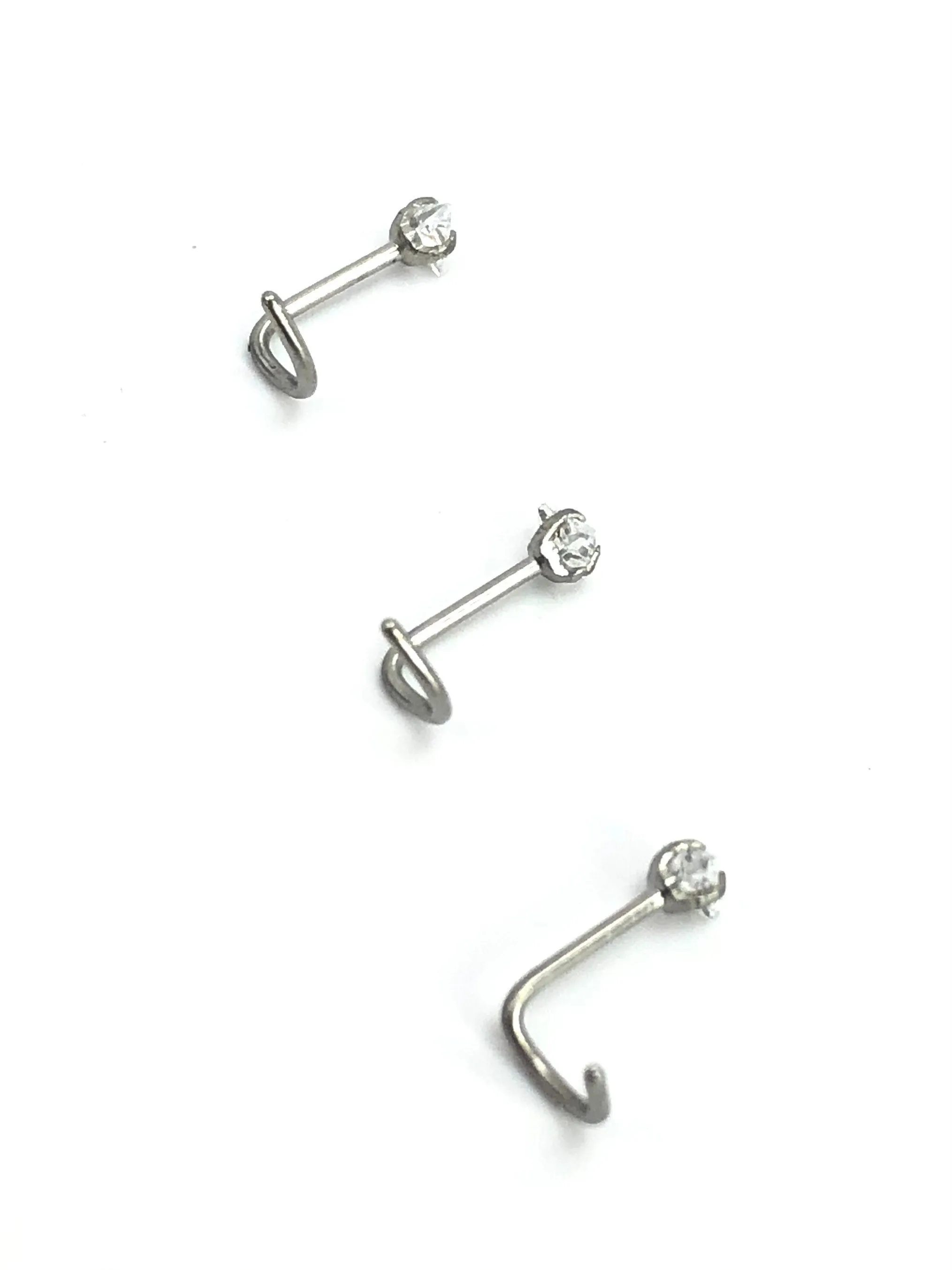 Stainless Steel Nose Rings Sku#3-2-1