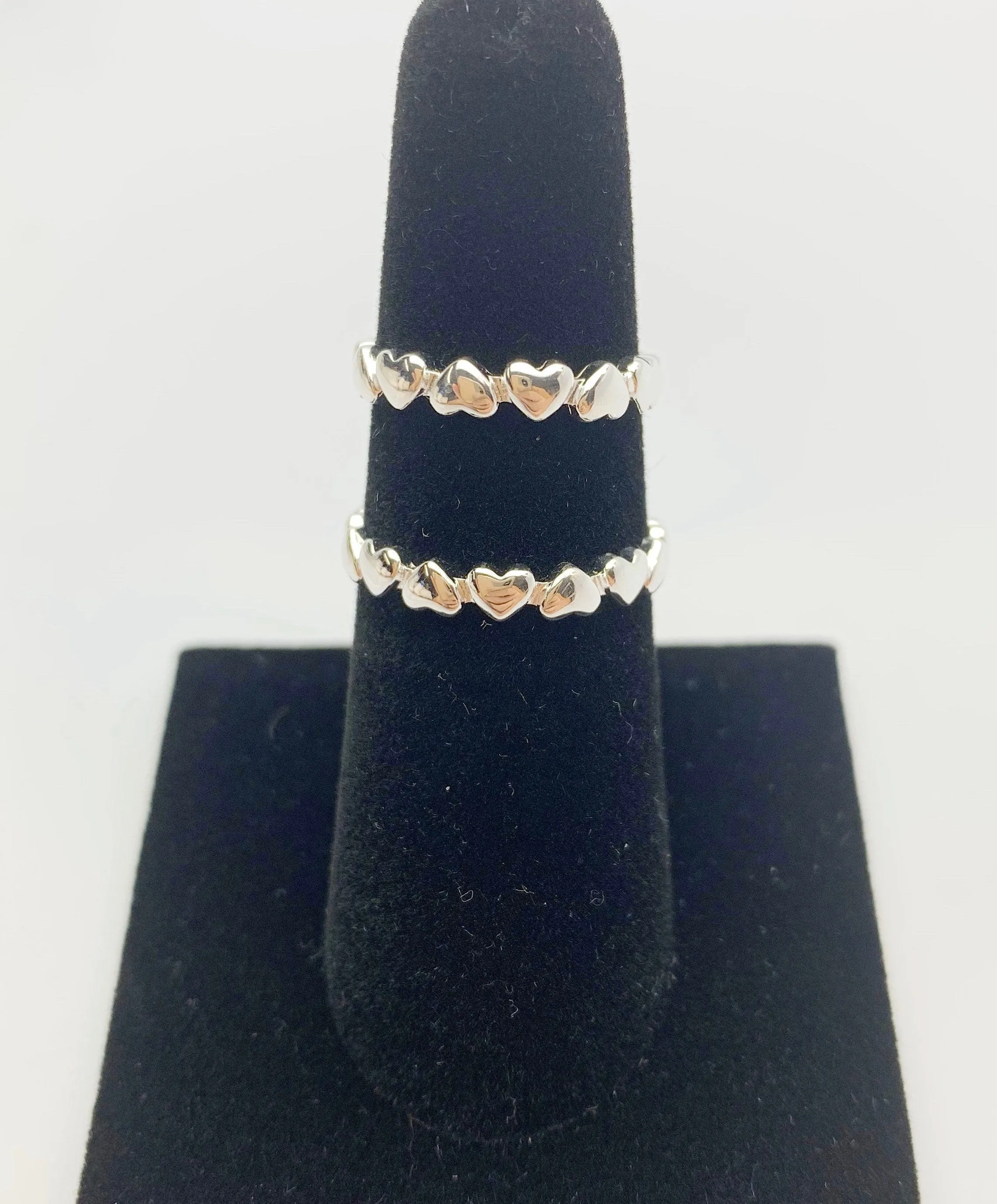 Sterling Silver Adjustable Heart Ring