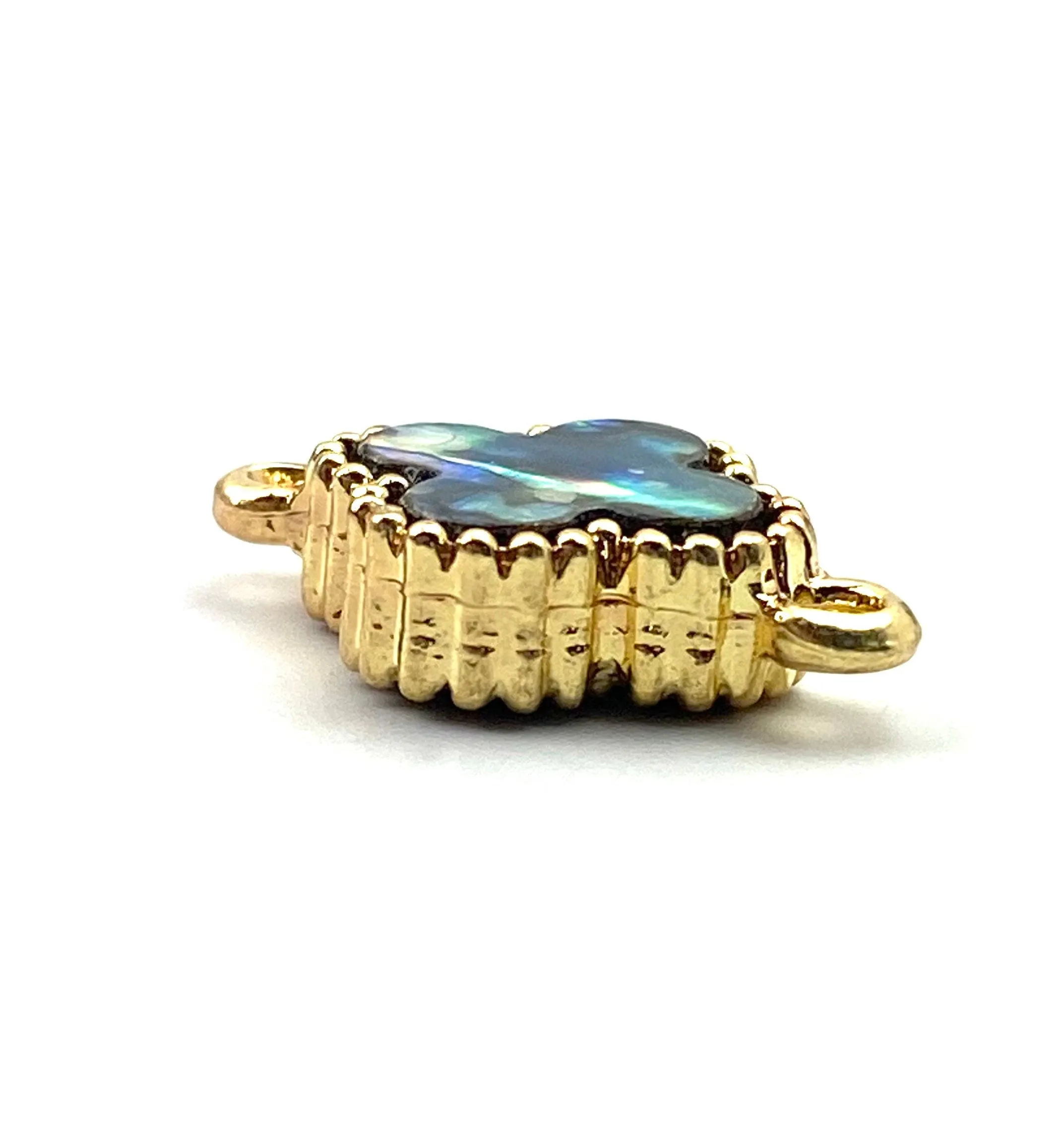 Stunning abalone mother of pearl charm, SKU# M1033