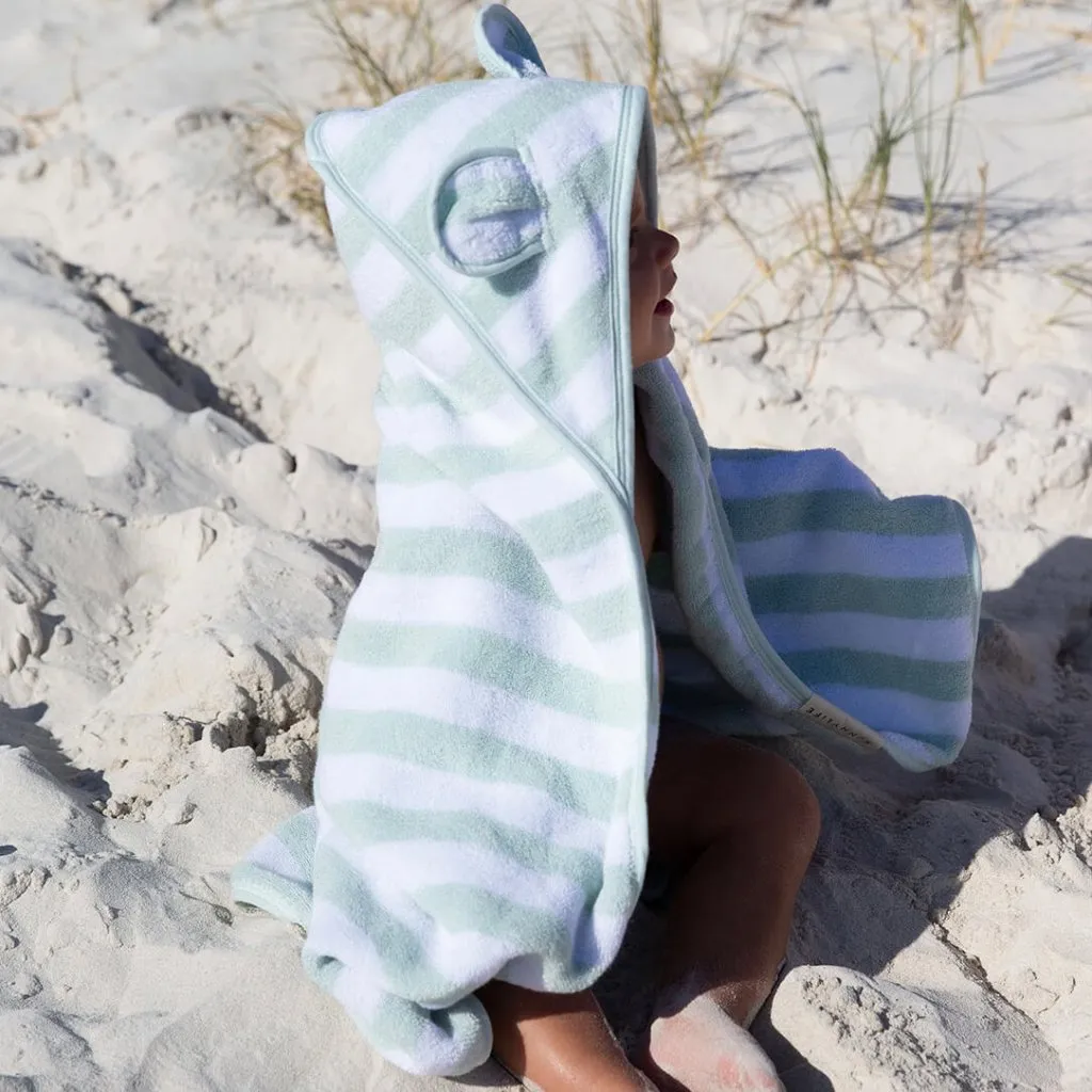 SUNNYLIFE Baby Character Towel Apple Sorbet Pastel Green