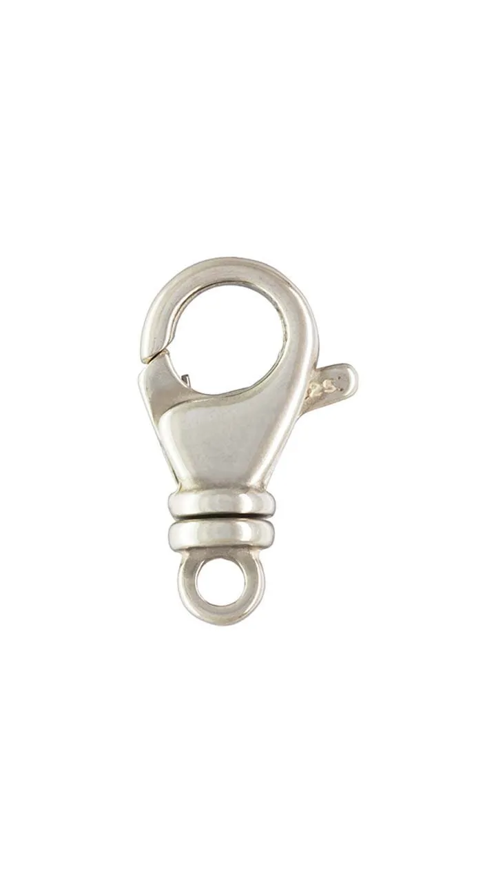 Swivel Clasp (9.5x19.0mm), Sterling Silver. Made in USA. #5002078