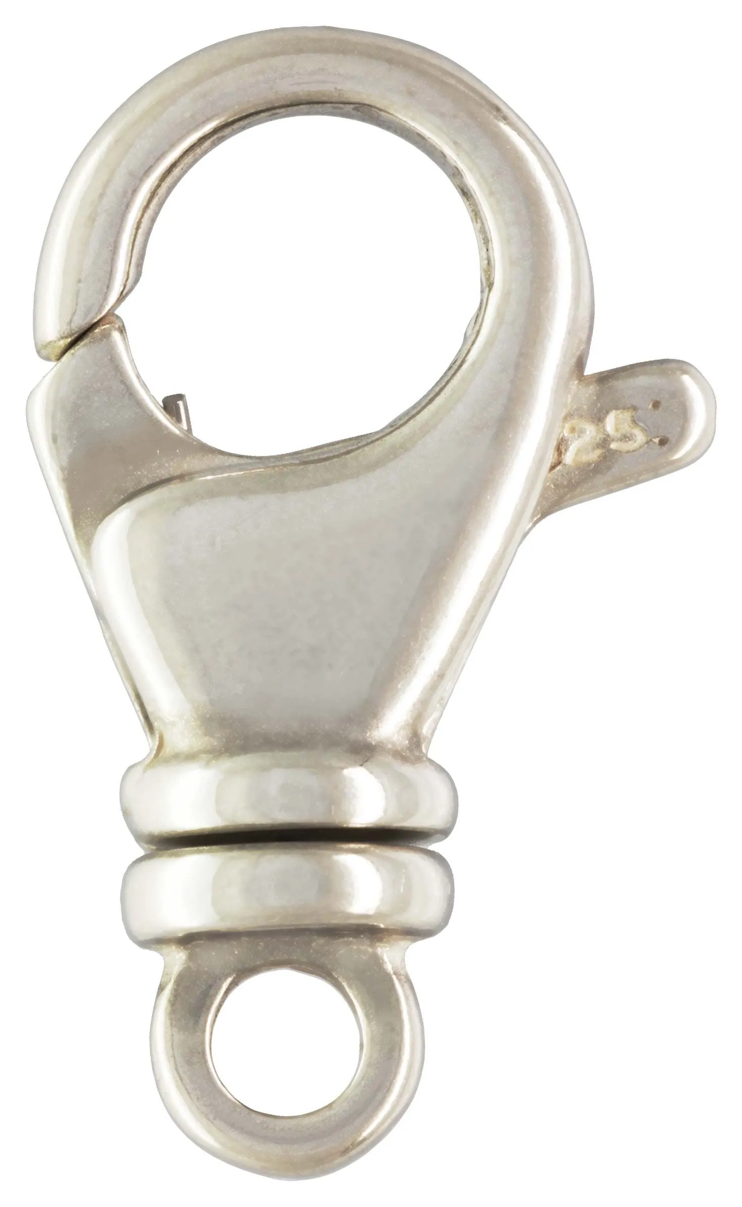 Swivel Clasp (9.5x19.0mm), Sterling Silver. Made in USA. #5002078