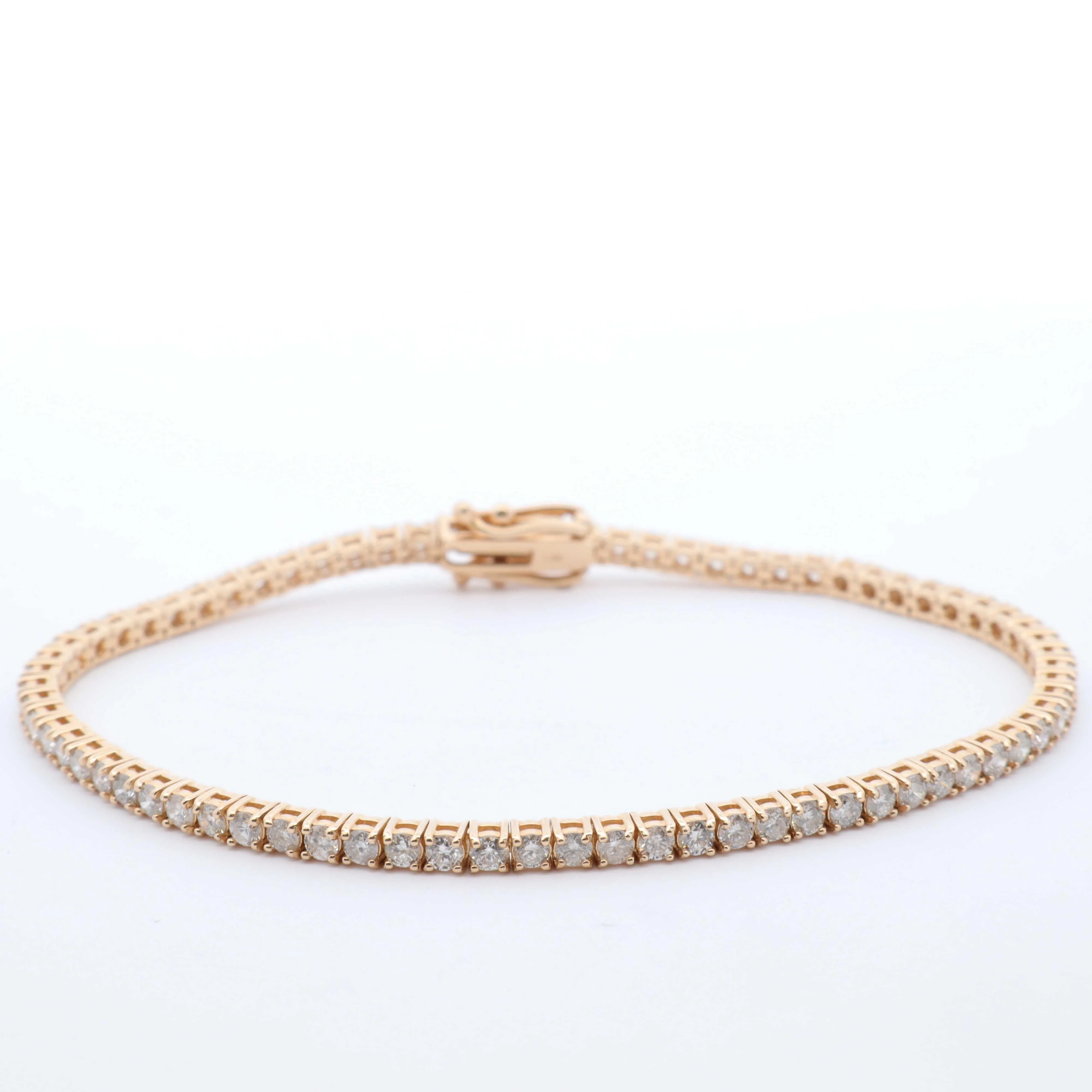 Three Carat Tennis Bracelet